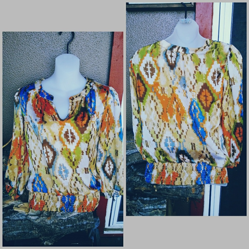 Boho chic blouse size s